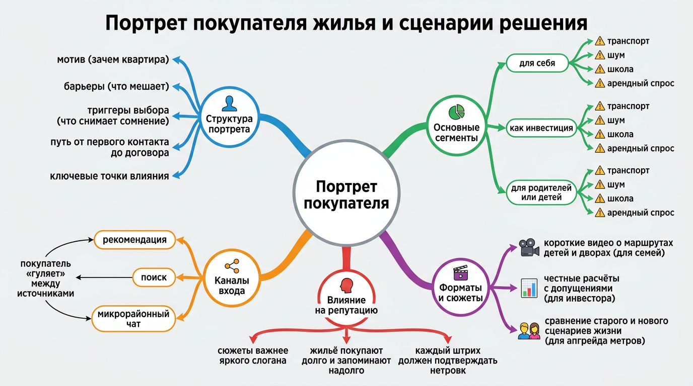Портрет покупателя жилья и сценарии решения